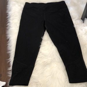 Black leggings/cheetah print mesh